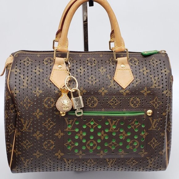 Louis Vuitton Accessories - Authentic Louis Vuitton Lock & Key with unbranded Bagcharm, Keycharm, Keychain